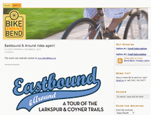 Tablet Screenshot of bikearoundbend.com
